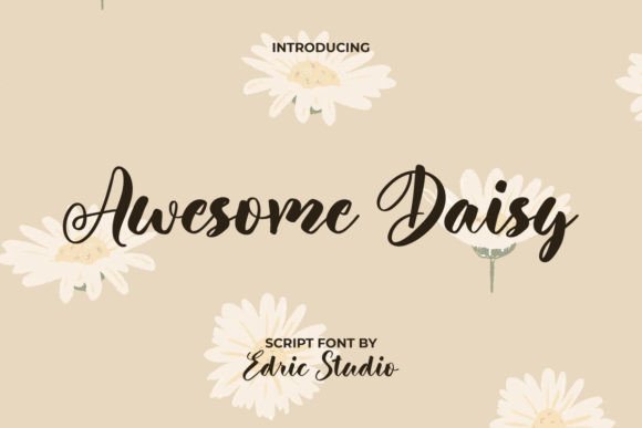 Awesome Daisy Font - Featured Image