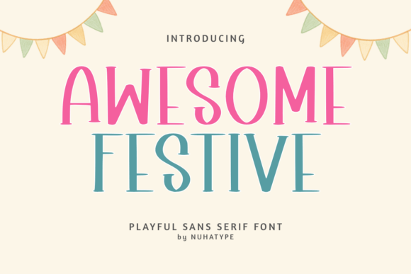 Awesome Festive Font - Featured Image