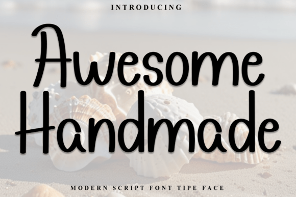 Awesome Handmade Font - Featured Image