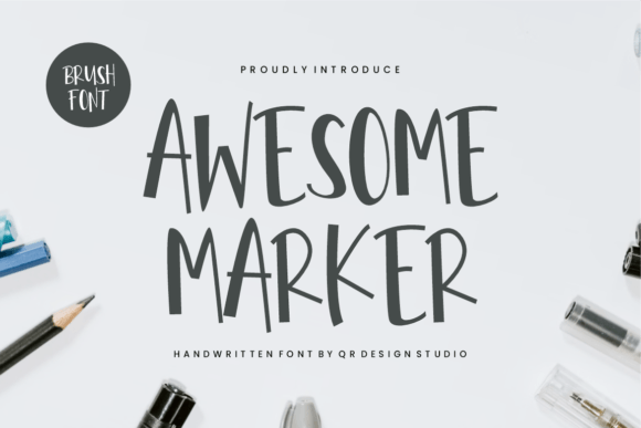 Awesome Marker Font - Featured Image