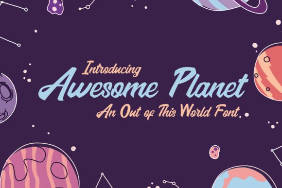 Awesome Planet Font - Featured Image