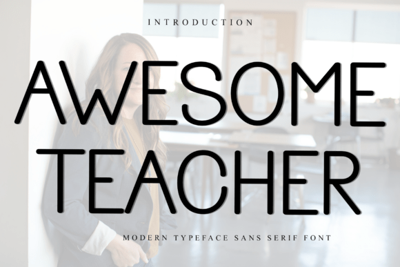Awesome Teacher Font - Featured Image