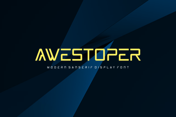 Awestoper Font - Featured Image