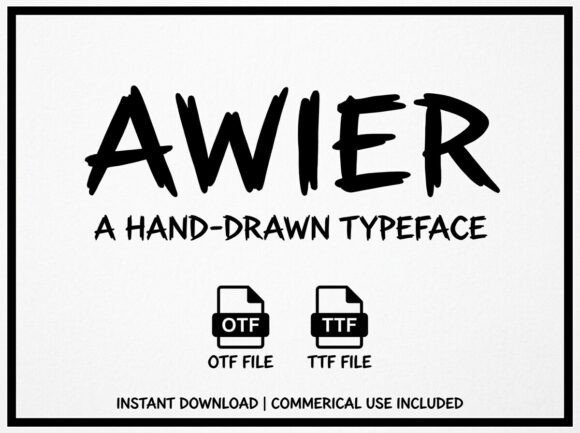 Awier Font - Featured Image