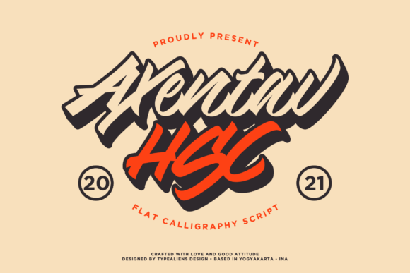 Axentav HSC Font - Featured Image