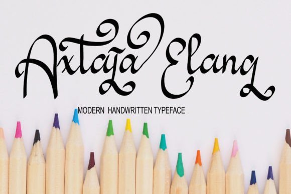 Axtaja Elang Font - Featured Image