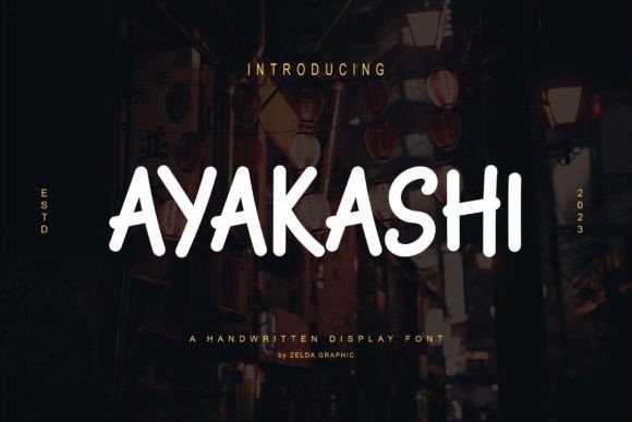 Ayakashi Font - Featured Image