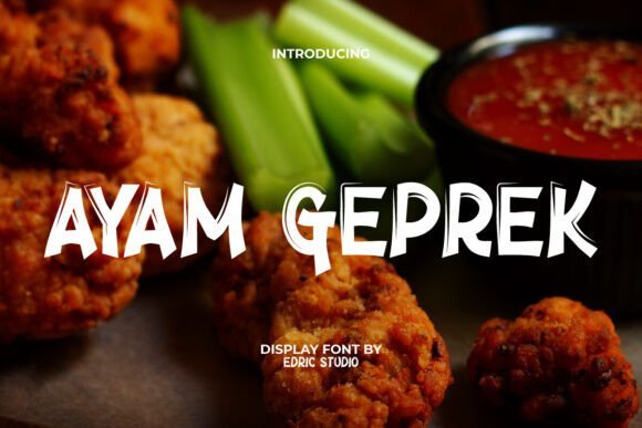 Ayam Geprek Font - Featured Image