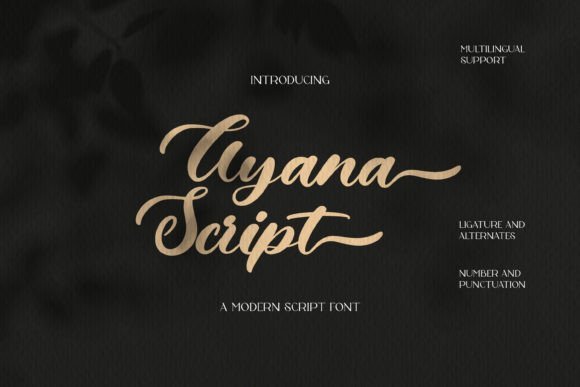 Ayana Script Font - Featured Image