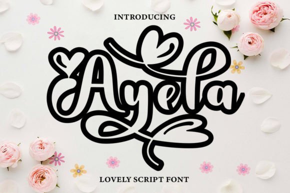 Ayela Outline Font - Featured Image