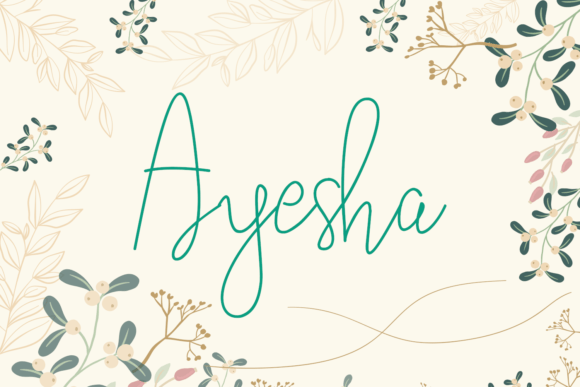 Ayesha Font - Featured Image