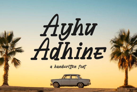 Ayhu Adhine Font - Featured Image