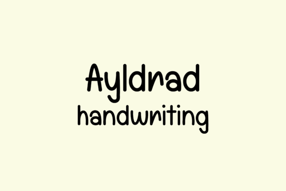 Ayldrad Font - Featured Image