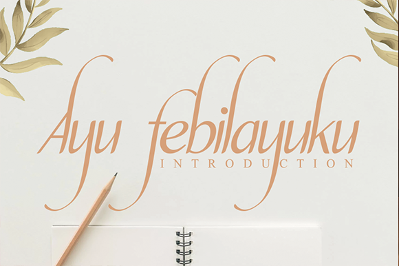 Ayu Febilayuku Font - Featured Image