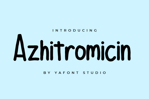 Azhitromicin Font - Featured Image