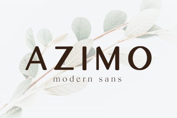 Azimo Font - Featured Image