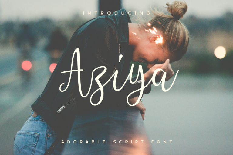 Aziya Font - Featured Image