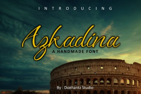 Azkadina Font - Featured Image