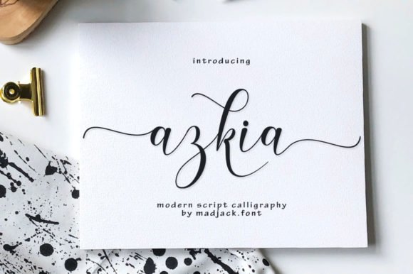 Azkia Font - Featured Image