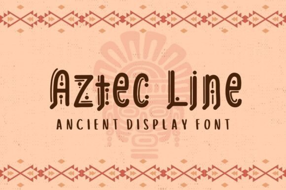 Aztec Line Font - Featured Image