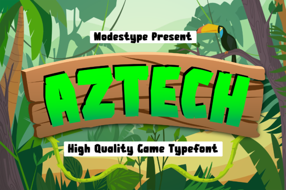 Aztech Font - Featured Image