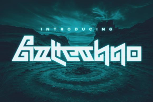 Aztechno Font - Featured Image