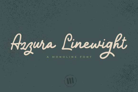 Azzura Lineweight Font - Featured Image