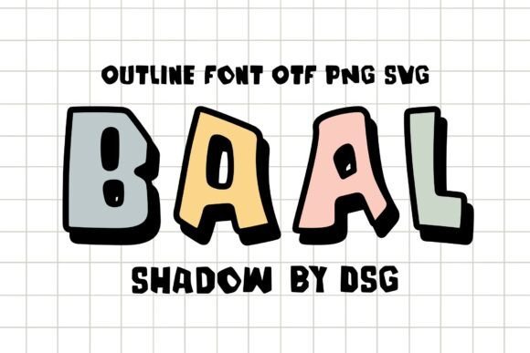 Baal Shadow Font - Featured Image