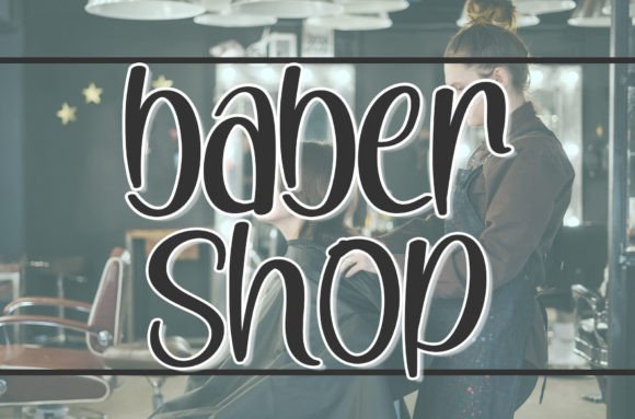 Baber Shop Font - Featured Image