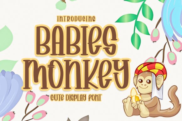 Babies Monkey Font - Featured Image