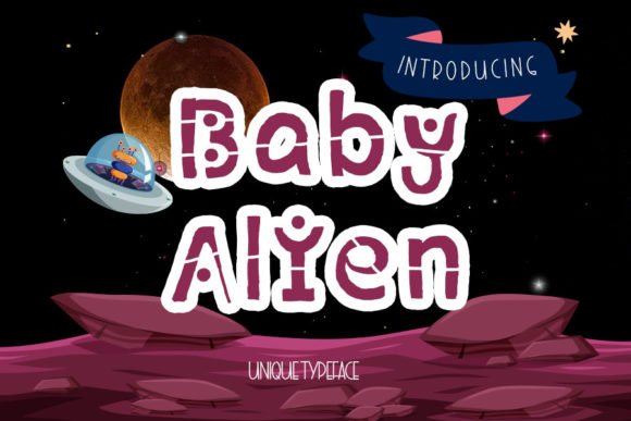 Baby Alien Font - Featured Image