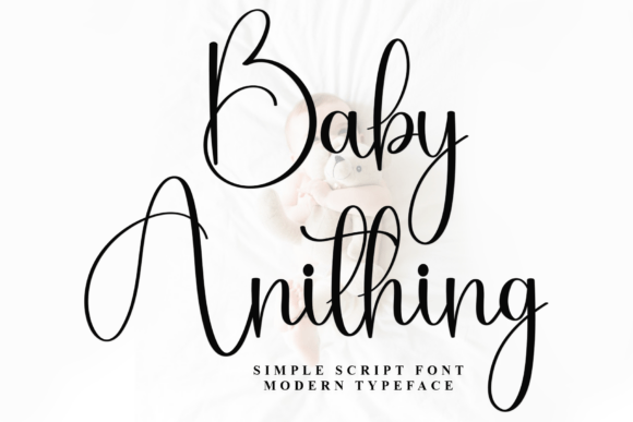 Baby Anithing Font - Featured Image