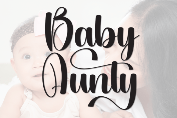 Baby Aunty Font - Featured Image