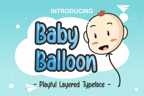 Baby Balloon Font - Featured Image