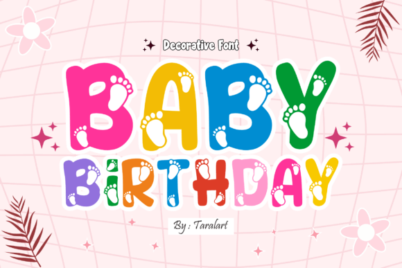 Baby Birthday Font - Featured Image