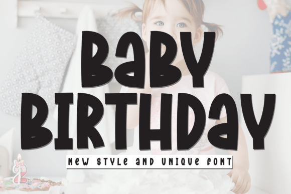 Baby Birthday Font - Featured Image