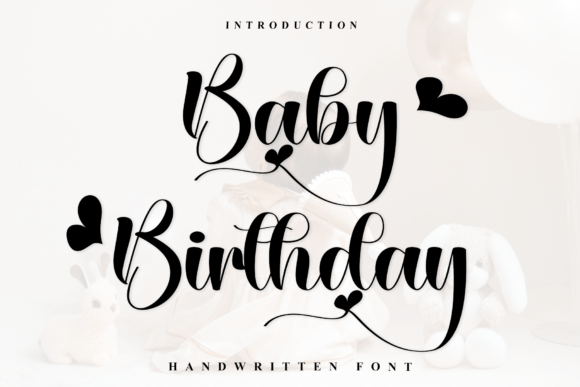 Baby Birthday Font - Featured Image