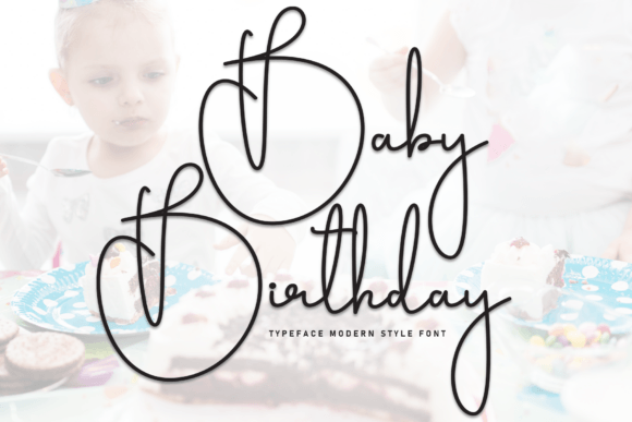 Baby Birthday Font - Featured Image