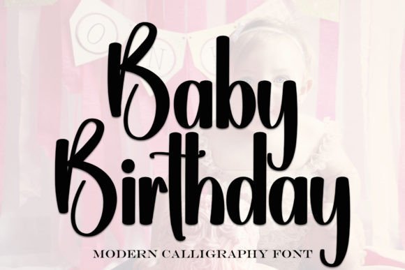 Baby Birthday Font - Featured Image