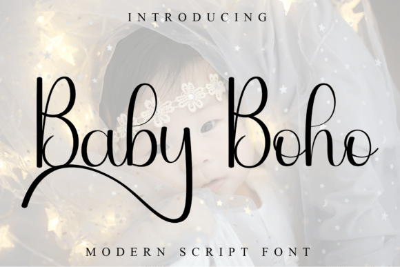 Baby Boho Font - Featured Image