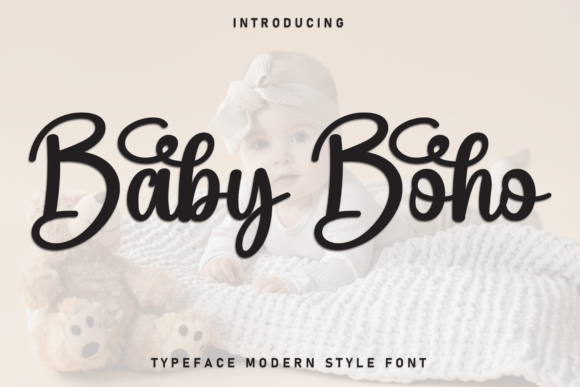 Baby Boho Font - Featured Image