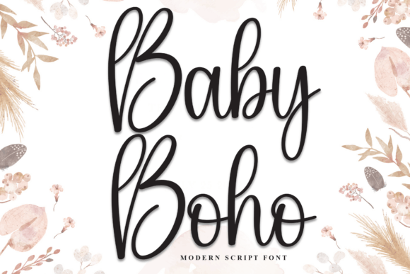 Baby Boho Font - Featured Image