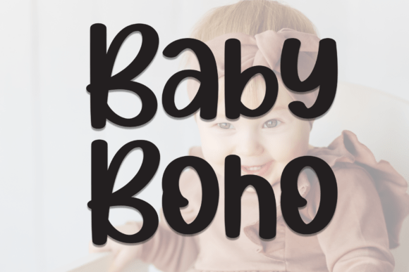 Baby Boho Font - Featured Image