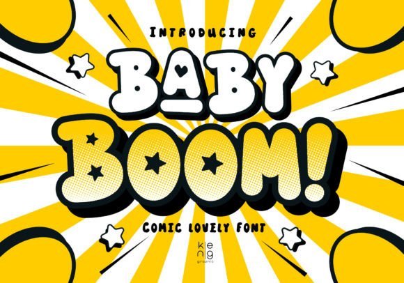 Baby Boom Font - Featured Image