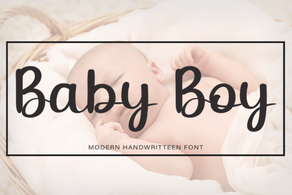 Baby Boy Font - Featured Image