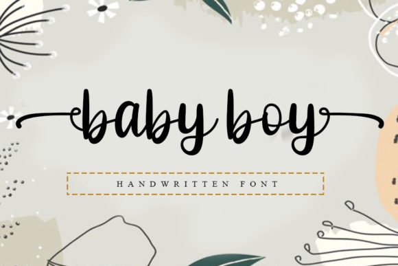 Baby Boy Font - Featured Image