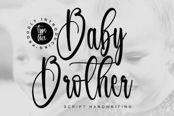 Baby Brother Font - Featured Image