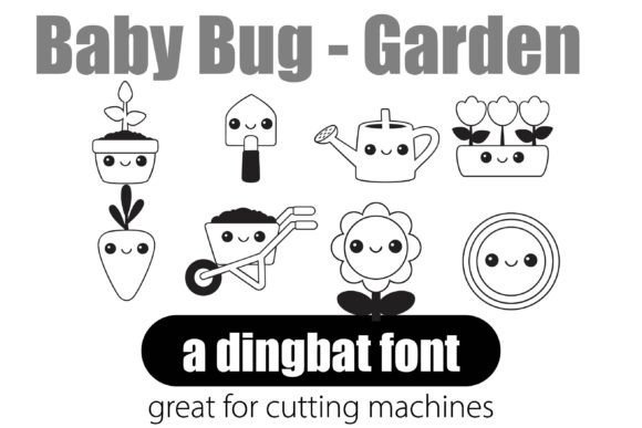 Baby Bug Garden Font - Featured Image