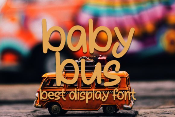 Baby Bus Font - Featured Image