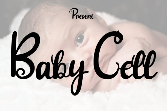 Baby Cell Font - Featured Image